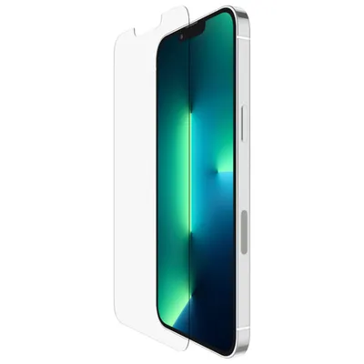 Protecteur d'écran antimicrobien UltraGlass de Belkin pour iPhone 14/13 Pro avec plateau d'installation