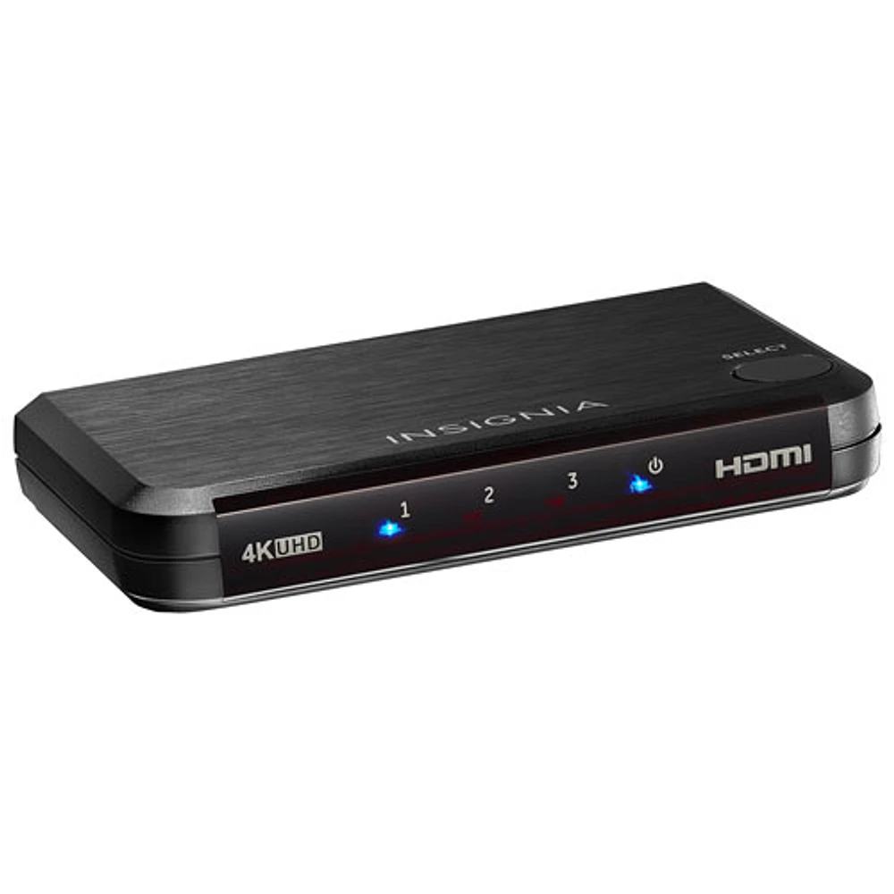 Commutateur HDMI 4K à 3 ports d'Insignia - Noir - Exclusivité Best Buy