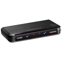 Commutateur HDMI 4K à 3 ports d'Insignia - Noir - Exclusivité Best Buy