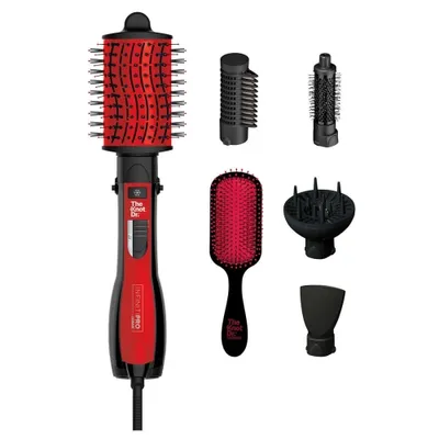 Conair Knot Doctor 6-piece Detangling Hot Air Brush with Titanium Technology