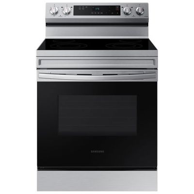 Samsung 30" 6.3 Cu. Ft. Freestanding Electric Range (NE63A6111SS) -Stainless -Open Box -Scratch & Dent