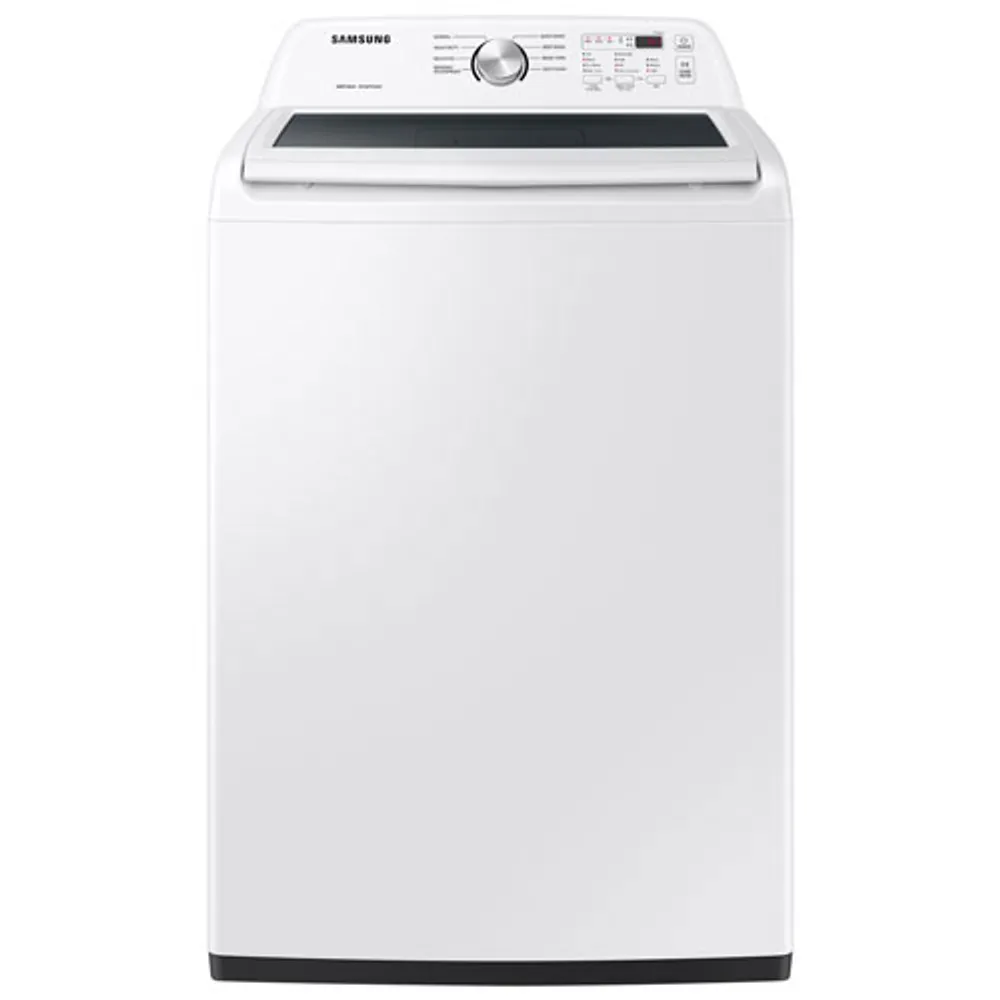 Samsung 5.0 Cu. Ft. Top Load Washer (WA44A3205AW) - White - Open Box - Scratch & Dent
