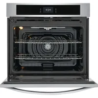 Frigidaire 30" 5.3 Cu. Ft. Combination Self-Clean Electric Wall Oven (FCWS3027AS) - Stainless