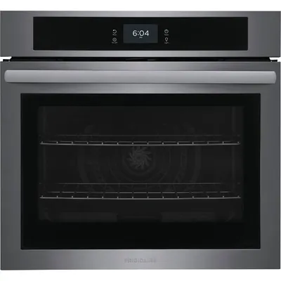 Frigidaire 30" 5.3 Cu. Ft. Combination Self-Clean Electric Wall Oven (FCWS3027AD) - Black Stainless
