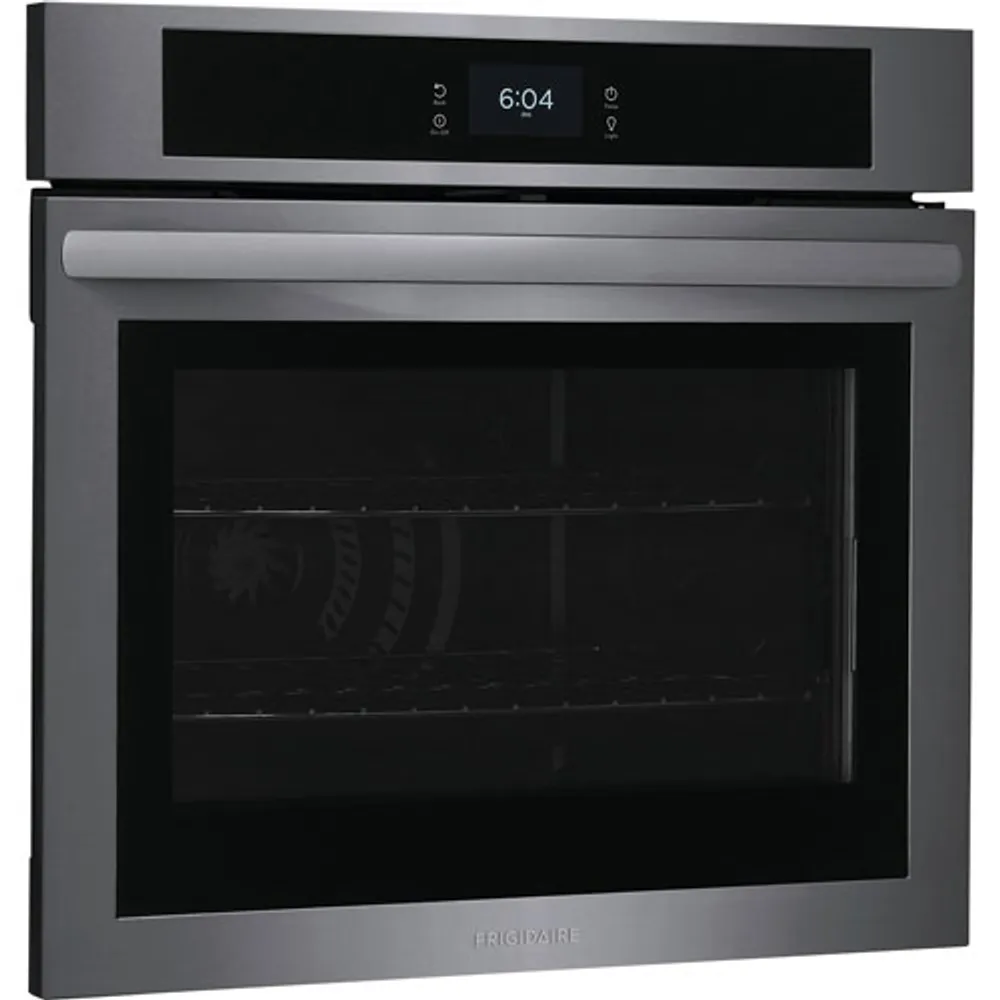 Frigidaire 30" 5.3 Cu. Ft. Combination Self-Clean Electric Wall Oven (FCWS3027AD) - Black Stainless