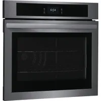 Frigidaire 30" 5.3 Cu. Ft. Combination Self-Clean Electric Wall Oven (FCWS3027AD) - Black Stainless