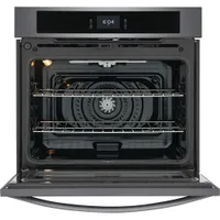 Frigidaire 30" 5.3 Cu. Ft. Combination Self-Clean Electric Wall Oven (FCWS3027AD) - Black Stainless