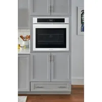 Frigidaire 30" 5.3 Cu. Ft. Combination Self-Clean Electric Wall Oven (FCWS3027AW) - White