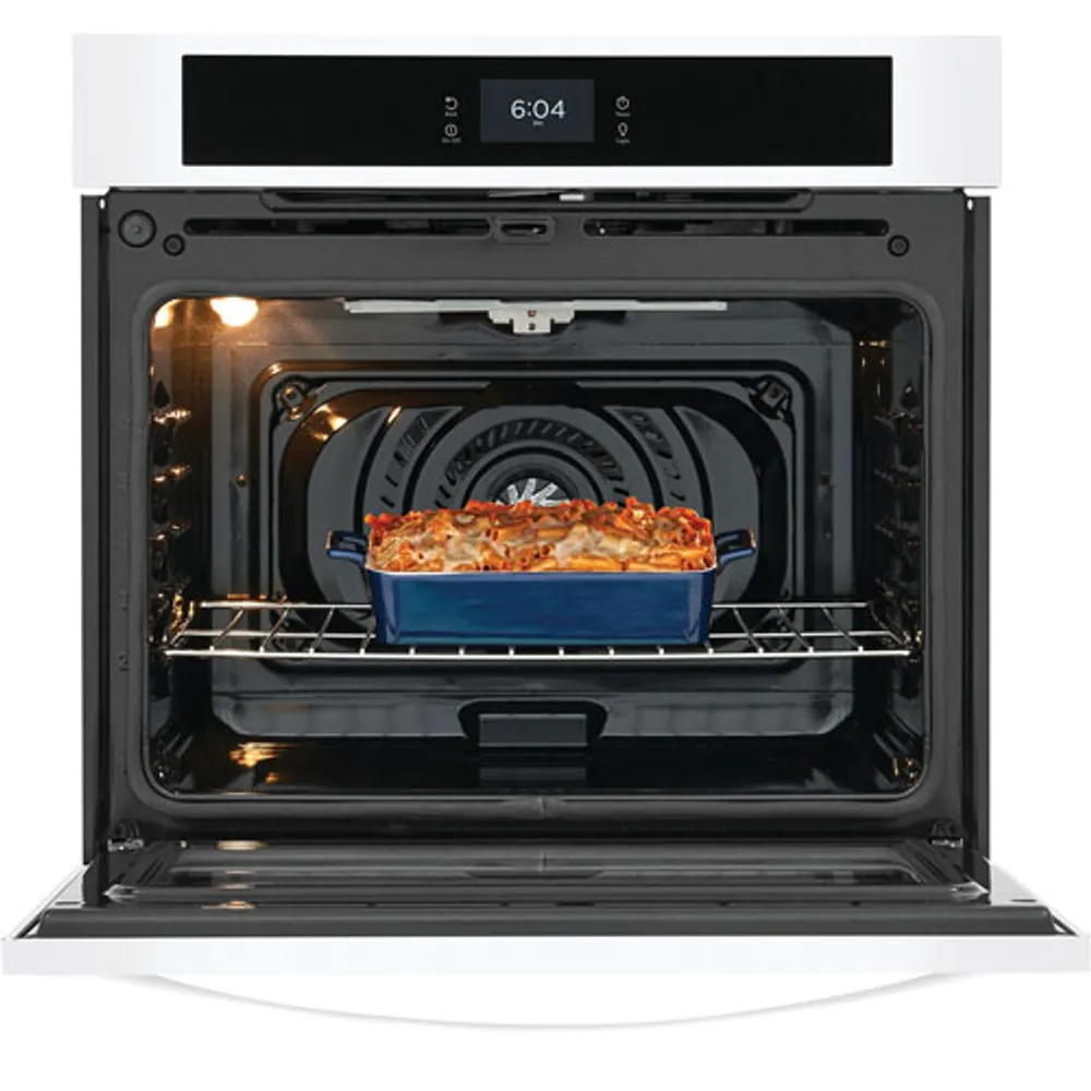 Frigidaire 30" 5.3 Cu. Ft. Combination Self-Clean Electric Wall Oven (FCWS3027AW) - White