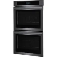 Frigidaire 30" 10.6 Cu. Ft. Double Self-Clean Electric Wall Oven (FCWD3027AD) - Black Stainless