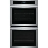 Frigidaire 30" 10.6 Cu. Ft. Double Self-Clean Electric Wall Oven (FCWD3027AS) - Stainless