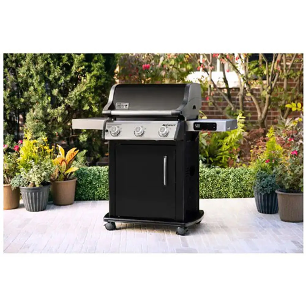 Weber Spirit EX-315 32000 BTU Natural Gas Smart BBQ - Black