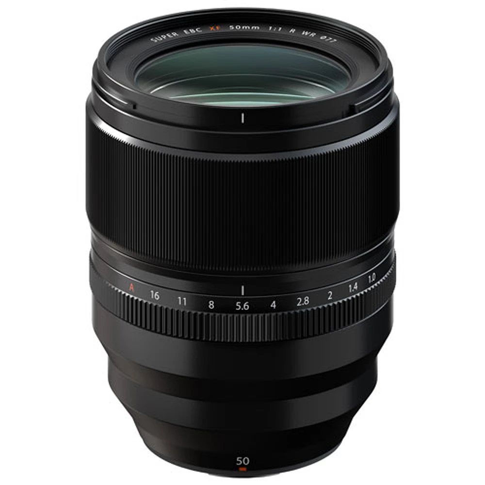 Objectif XF 50 mm f/1,0 R WR Fujinon de Fujifilm - Noir