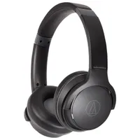 Audio Technica ATH-S220BT On-Ear Sound Isolating Bluetooth Headphones - Black