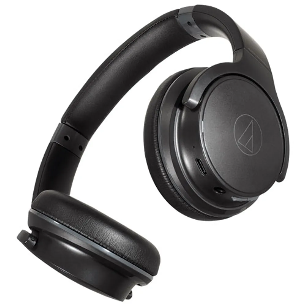 Audio Technica ATH-S220BT On-Ear Sound Isolating Bluetooth Headphones - Black
