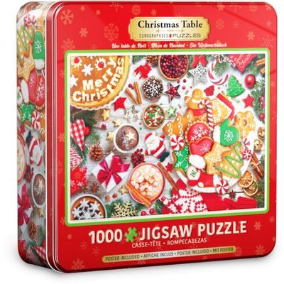 1000 Piece Puzzle Tin (christmas Table)