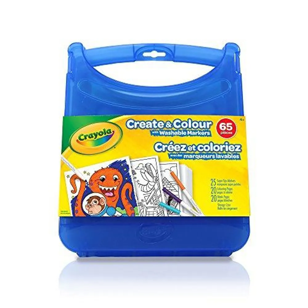 Jar Melo 24 Count Washable Broad Line Markers for Toddlers ,Mess Free  Coloring Markers Kit for Kids