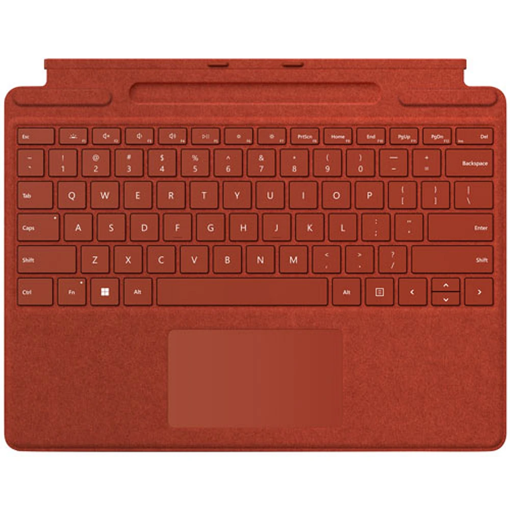 Clavier Signature pour Surface Pro de Microsoft - Rouge coquelicot