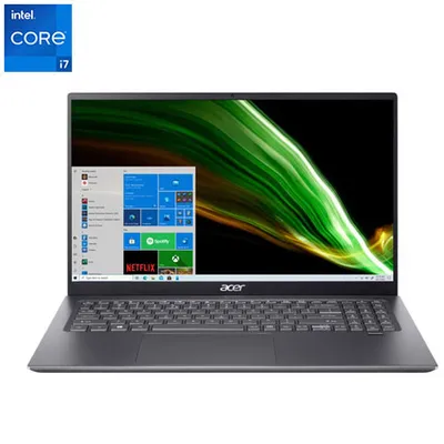 Acer Swift 16" Laptop - Iron (Intel Core i7-11370H/1TB SSD/16GB RAM/Windows 11)