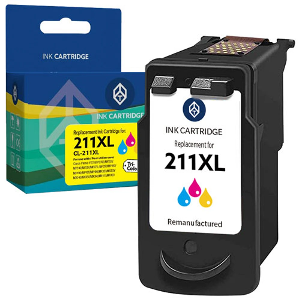 Cartouche d'encre couleur de TToner compatible avec Canon (TT-211XL-C)