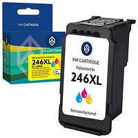 Cartouche d'encre couleur de TToner compatible avec Canon (TT-246XL-C)