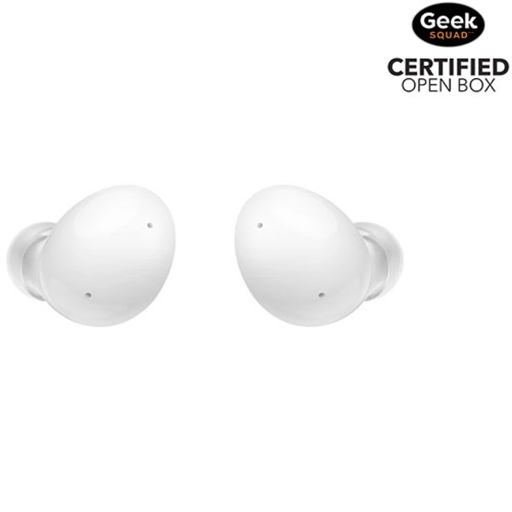 Boîte ouverte - Écouteurs boutons 100 % sans fil à isolation sonore Galaxy Buds2 de Samsung - Blanc