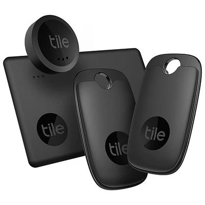 Tile Pro, Slim & Sticker (2021) Bluetooth Item Tracker Essential Pack - Set of 4