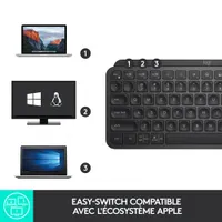 Clavier ergonomique rétroéclairé Bluetooth MX Keys Mini de Logitech