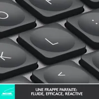 Clavier ergonomique rétroéclairé Bluetooth MX Keys Mini de Logitech