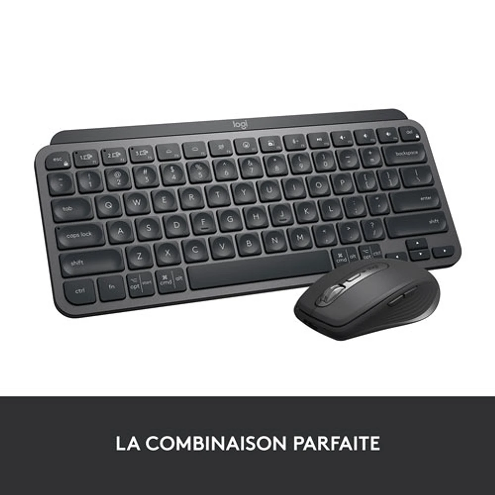 Clavier ergonomique rétroéclairé Bluetooth MX Keys Mini de Logitech