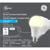 GE Cync A19 Smart LED Light Bulb - Soft White