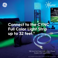 GE Cync 1m (3.28 ft) Direct Connect Smart LED Light Strip Extension (GE Cync Light Strip Required)