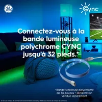 GE Cync 1m (3.28 ft) Direct Connect Smart LED Light Strip Extension (GE Cync Light Strip Required)