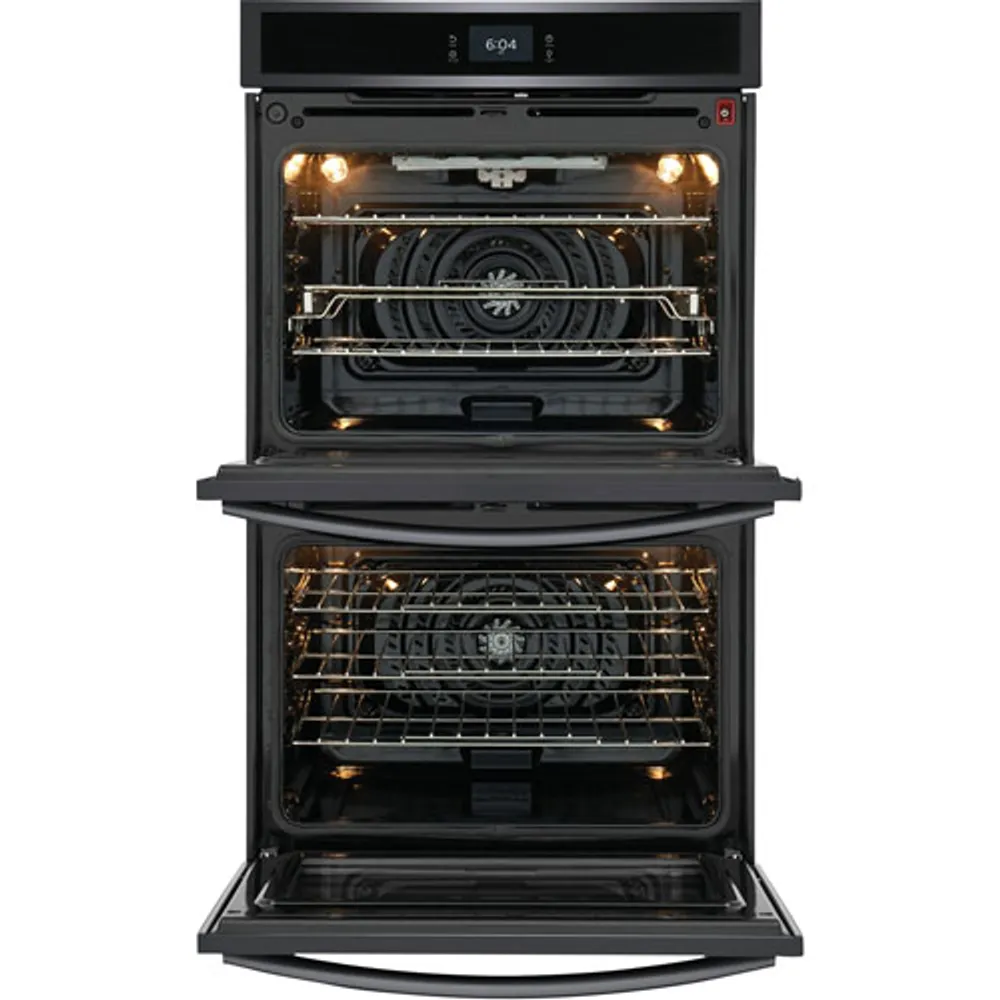 Frigidaire Gallery 30" 10.6 Cu. Ft. Double Electric Wall Oven (GCWD3067AD) - Black Stainless