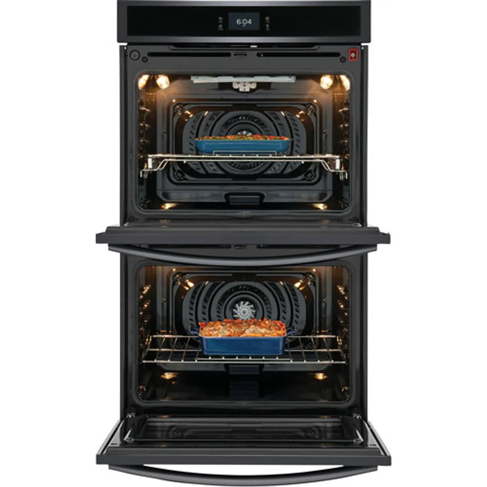 Frigidaire Gallery 30" 10.6 Cu. Ft. Double Electric Wall Oven (GCWD3067AD) - Black Stainless