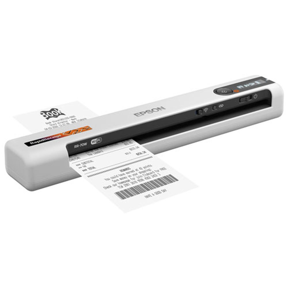 Epson RapidReceipt RR-70W Wireless Receipt & Document Scanner