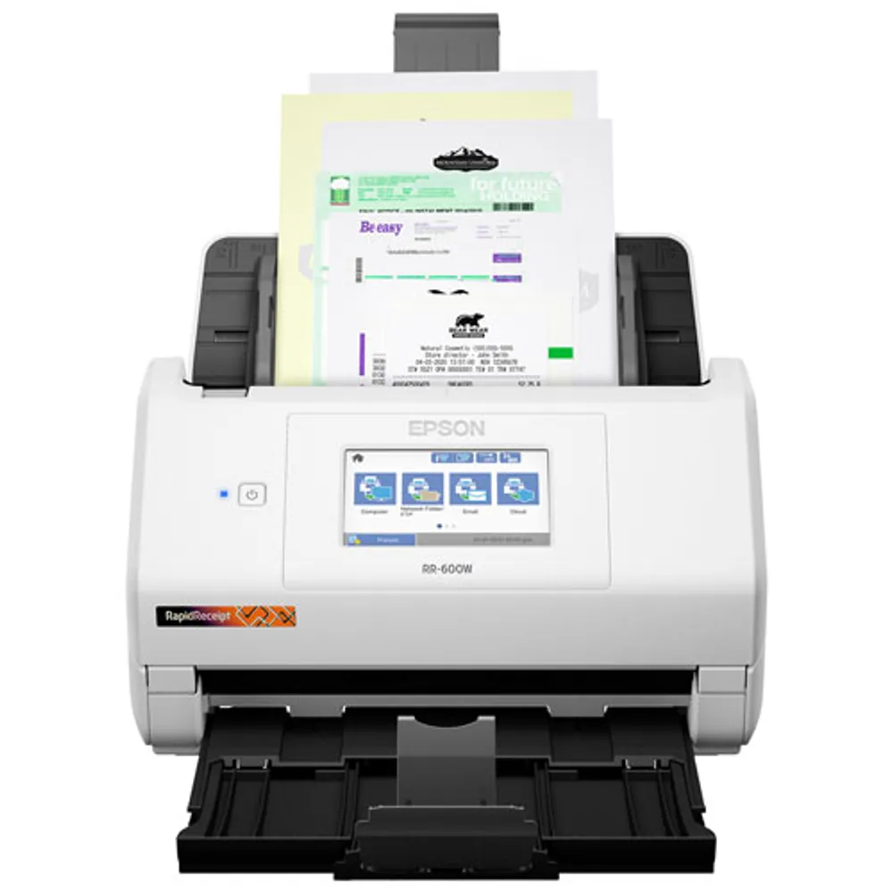 Epson RapidReceipt RR-600W Wireless Receipt & Document Scanner