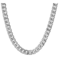 Bronzoro Diamond-Cut Curb Link Bracelet in Palladium on Bronze