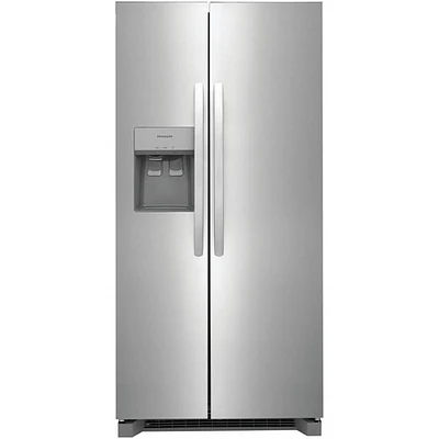 Frigidaire 33" Side-By-Side Refrigerator (FRSS2323AS) - Stainless - Open Box - Perfect Condition