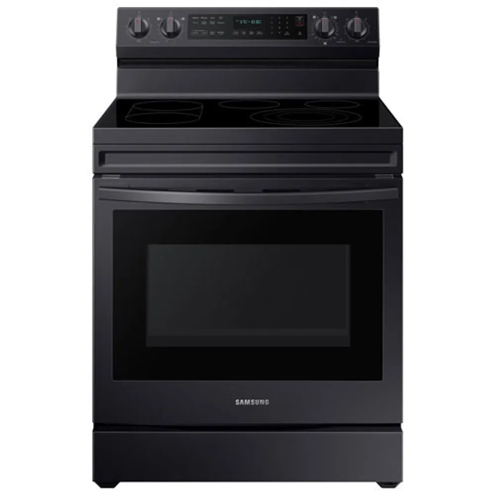 Samsung 30" True Convection Electric Air Fry Range (NE63A6711SG) - Black - Open Box - Scratch & Dent