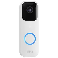 Blink Wired/Wire-Free Video Doorbell - White