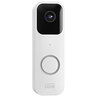 Blink Wired/Wire-Free Video Doorbell - White