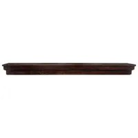 Elements Roman 45" Wood Veneer Mantel / Wall Shelf - Espresso