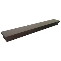 Elements Roman 45" Wood Veneer Mantel / Wall Shelf - Espresso