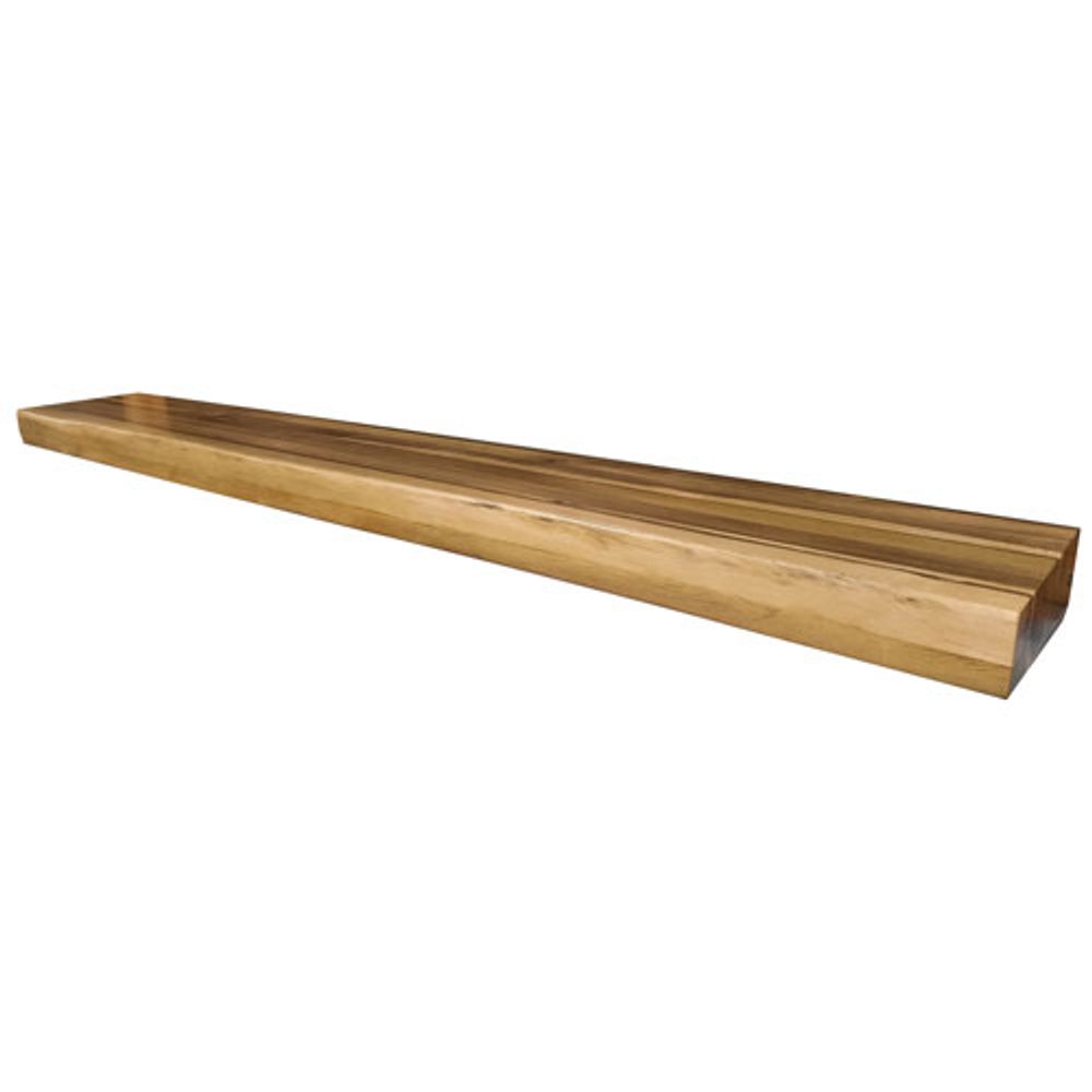 Elements 45" Acacia Wood Mantel / Wall Shelf - Natural