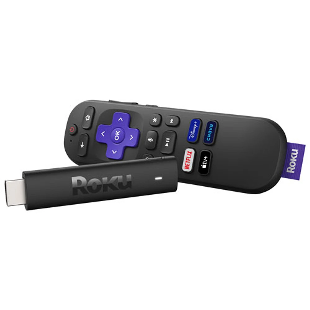 Lecteur multimédia Roku Streaming Stick 4K avec télécommande