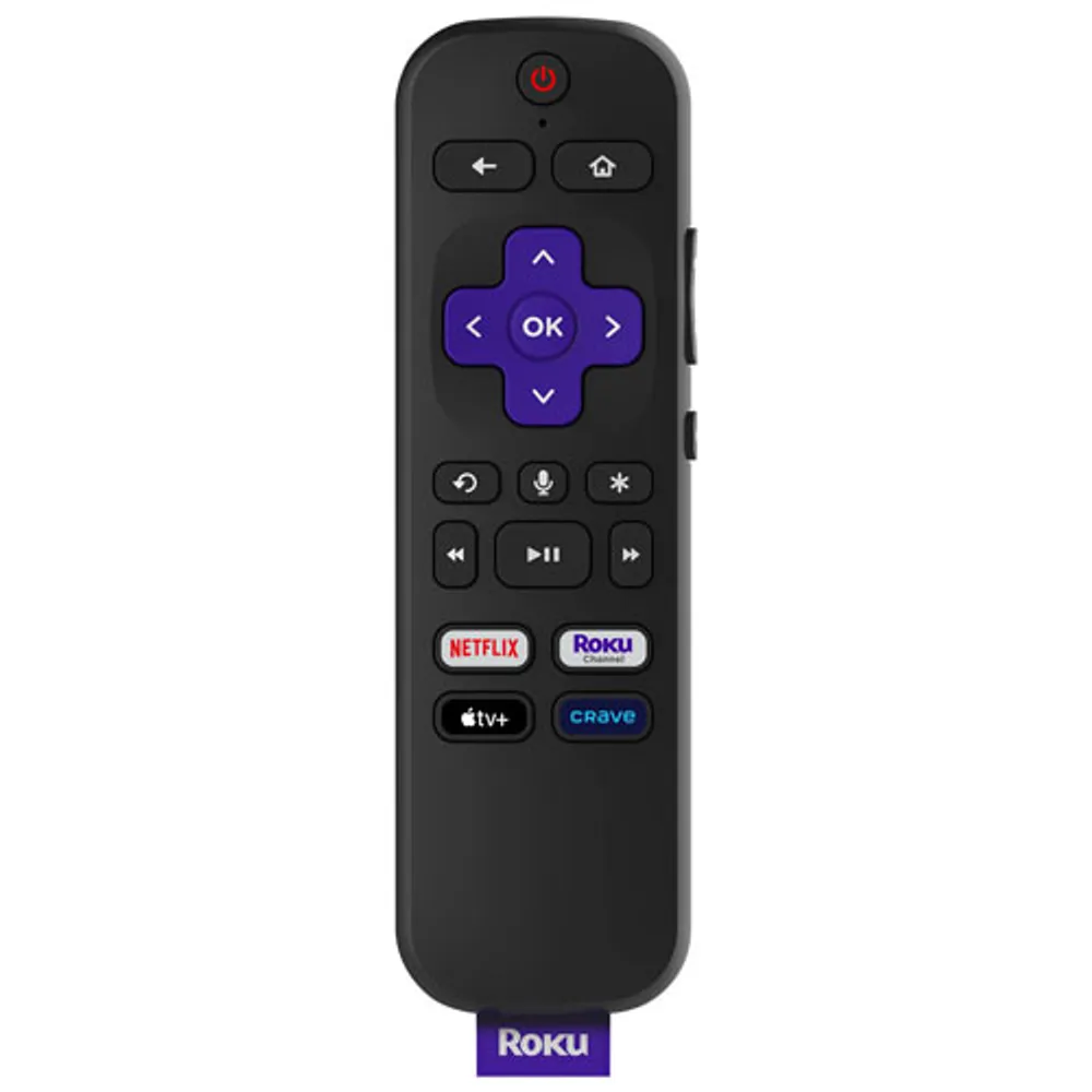 Lecteur multimédia Roku Streaming Stick 4K avec télécommande