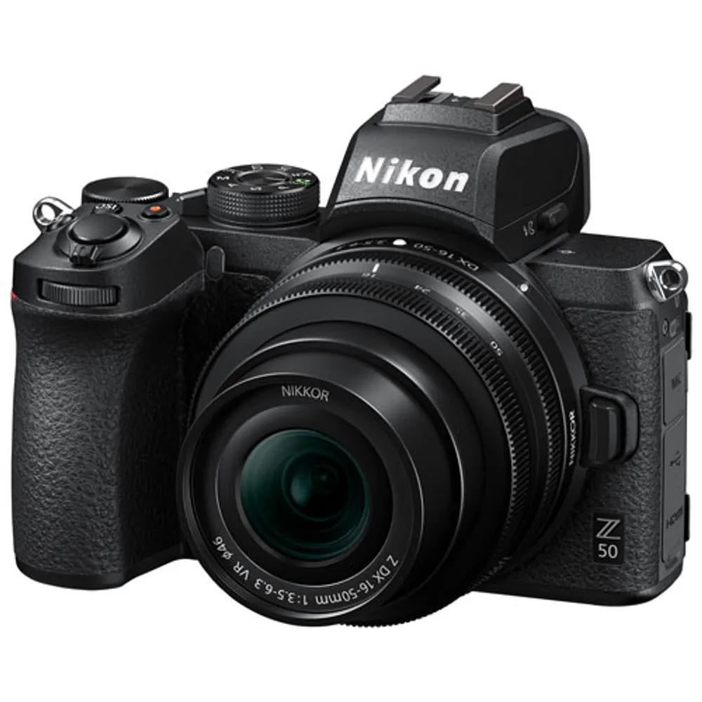 Nikon Z 50 Mirrorless Camera with 16mm-50mm Lens Kit, Extra Battery & SD Card - Only at Best Buy