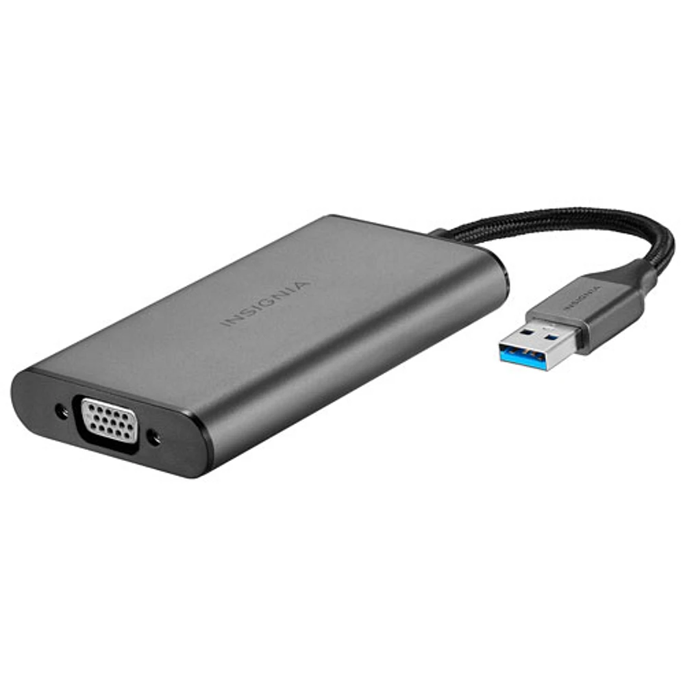 Adaptateur USB 3.0 à VGA d'Insignia - Noir