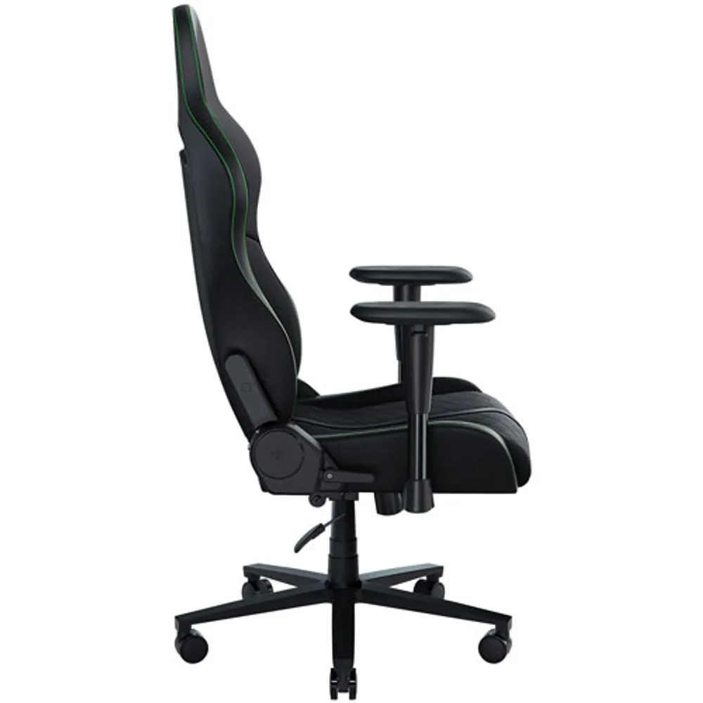 Razer Enki X Ergonomic High-Back Faux Leather Gaming Chair - Black/Green